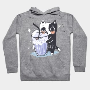 Latte Loving Cat Hoodie